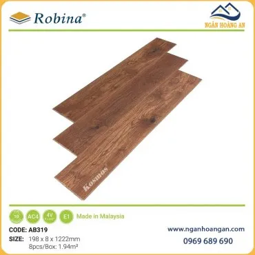 Sàn Gỗ Công Nghiệp Malaysia Robina AB319 8mm