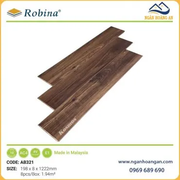 Sàn Gỗ Công Nghiệp Malaysia Robina AB321 8mm
