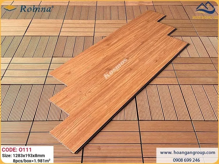 Sàn Gỗ Công Nghiệp Malaysia Robina O111 8mm