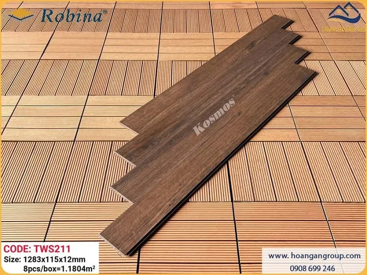 Sàn Gỗ Công Nghiệp Malaysia Robina 12mm TWS211