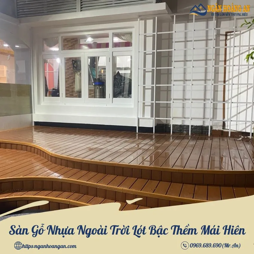 Sàn Gỗ Nhựa Ngoài Trời Lót Bậc Thềm Mái Hiên Sàn Gỗ Nhựa Ngoài Trời Lót Bậc Thềm Mái Hiên