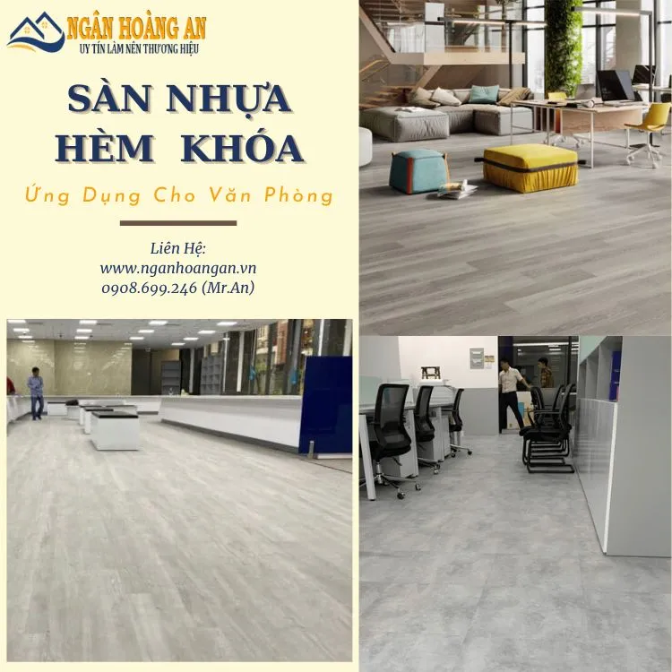 Sàn Hèm Khóa Giả Gỗ Ứng Dụng Cho Văn Phòng, Công Trình Thương Mại