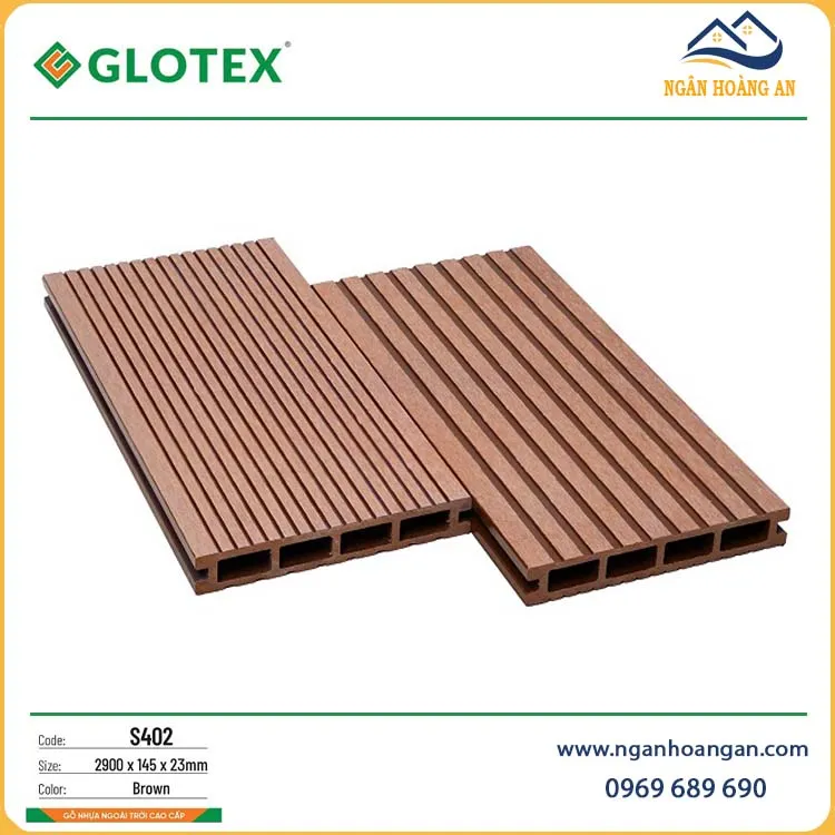 Sàn Hồ Bơi Gỗ Ngoài Trời Glotex S402 Brown Sàn Hồ Bơi Gỗ Ngoài Trời Glotex S402 Brown