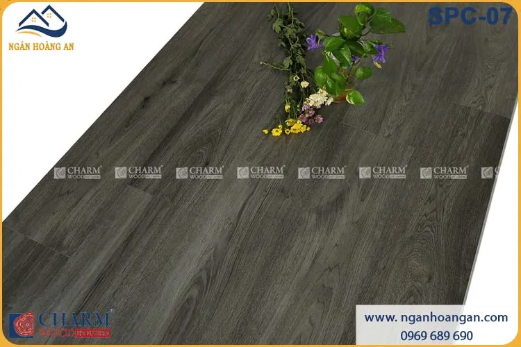 Sàn Nhựa Giả Gỗ Hèm Khóa Charmwood SPC-07 6mm