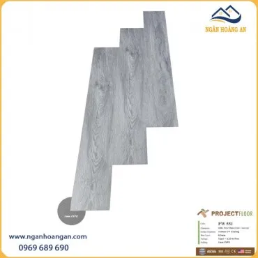 Sàn Nhựa Giả Gỗ Hèm Khoá Project Floor PW551 5.5mm