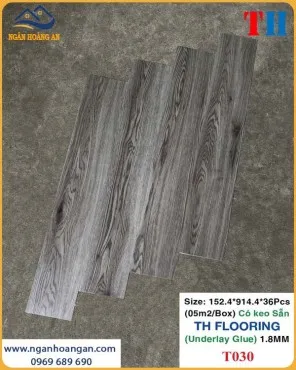 Sàn Nhựa Giả Gỗ Tự Dán THFLoor TH030 Dày 1.8mm