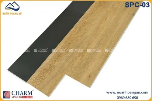Sàn Nhựa Giả Gỗ Vinyl Hèm Khóa Charmwood SPC-03 6mm