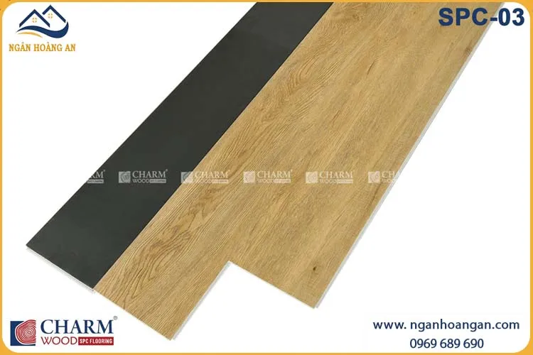 Sàn Nhựa Giả Gỗ Vinyl Hèm Khóa Charmwood SPC-03 6mm
