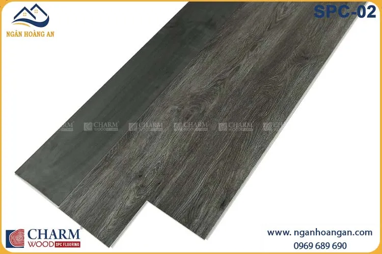 Sàn Nhựa Hèm Khoá Giả Vân Gỗ Chamrwood SPC02 6mm Sàn Nhựa Hèm Khoá Giả Vân Gỗ Chamrwood SPC02 6mm