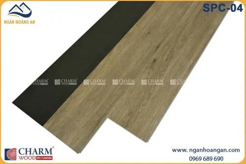 Sàn Nhựa Hèm Khóa Vân Gỗ Charmwood SPC-04 Dày 6mm