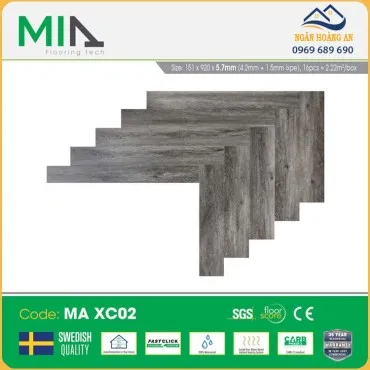 Sàn Nhựa Hèm Khoá Xương Cá MIA MA XC02