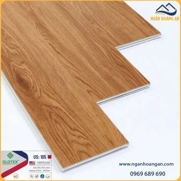 Sàn Nhựa Vinyl Hèm Khóa Giả Gỗ Glotex US105