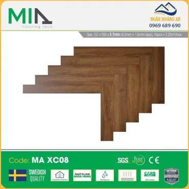 Sàn Nhựa Xương Cá Hèm Khoá MIA MA XC08