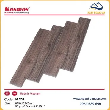 Sàn Gỗ Công Nghiệp Kosmos M200 Dày 8mm 