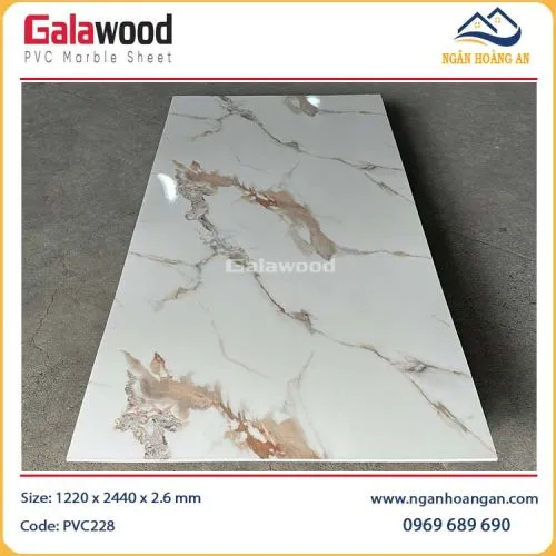 Tấm Dán Tường Giả Đá PVC Galawood PVC228