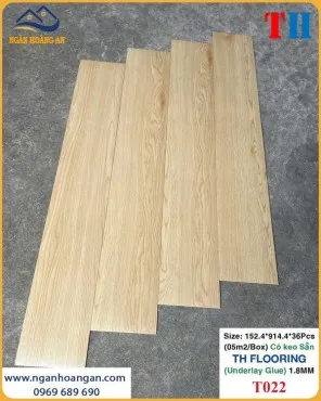 Tấm Lót Sàn Nhựa Giả Gỗ THFLoor TH022 Dày 1.8mm