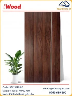 Tấm Nano Nhựa Ốp Tường Ốp Trần iWood W105-E