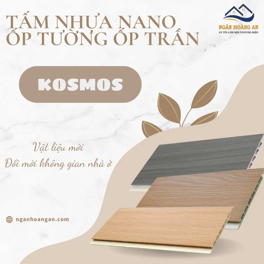 Tấm Nhựa Nano Ốp Tường Ốp Trần Kosmos Tấm Nhựa Nano Ốp Tường Ốp Trần Kosmos