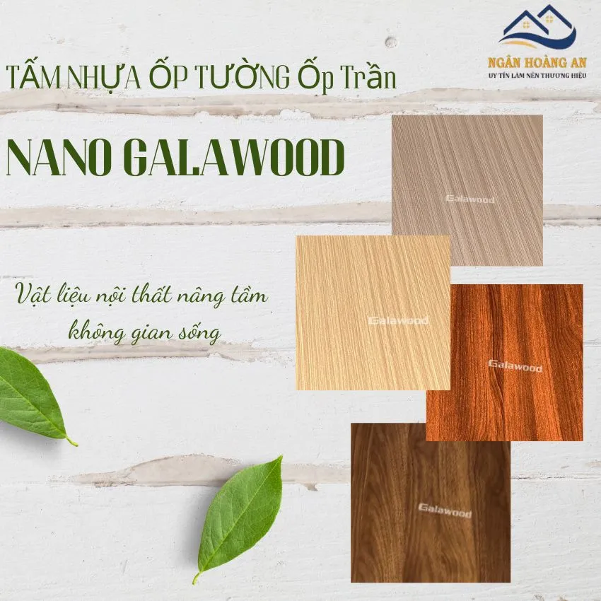 Tấm Nhựa Ốp Tường Ốp Trần Nano Galawood