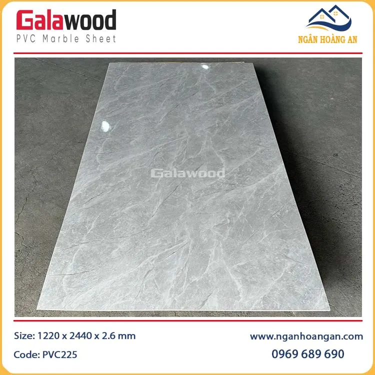 Tấm Nhựa PVC Giả Vân Bê Tông Galawood PVC225