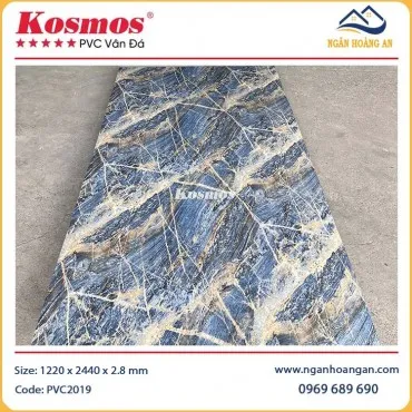 Tấm Nhựa Ốp Tường Giả Đá Kosmos PVC2019 
