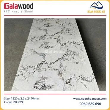 Tấm Nhựa Ốp Tường Giả Đá Galawood PVC239