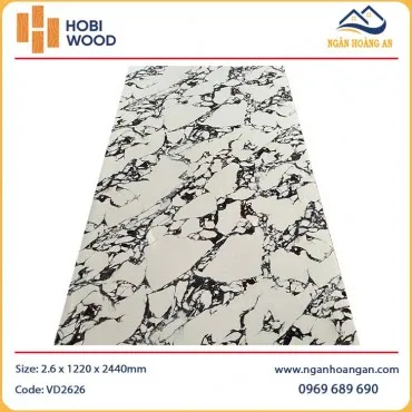 Tấm Nhựa Ốp Tường Giả Đá HobiWood VD2626