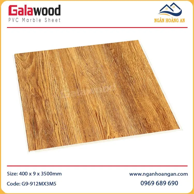 Tấm Nhựa Ốp Tường Nano Giả Gỗ Galawood G9-912MX3M5