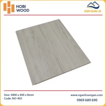 Tấm Nhựa Ốp Tường Nano Giả Gỗ HobiWood NO-403
