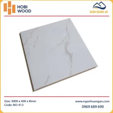 Tấm Nhựa Ốp Tường Nano Giả Vân Đá HobiWood NO-413