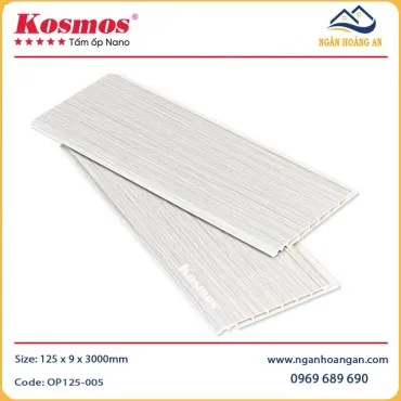 Tấm Nhựa Ốp Tường Nano Kosmos OP125-005 Giả Vân Gỗ