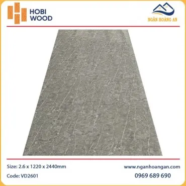 Tấm Nhựa Ốp Tường PVC Giả Đá HobiWood VD2601 Giả Bê Tông