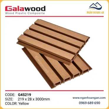 Tấm Ốp Lam Sóng Ngoài Trời Galawood G4S219 Yellow 
