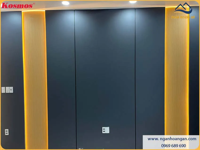 Ốp Tường Tấm Ốp Than Tre Đơn Sắc Xám Kosmos TT-818 Ốp Tường Tấm Ốp Than Tre Đơn Sắc Xám Kosmos TT-818