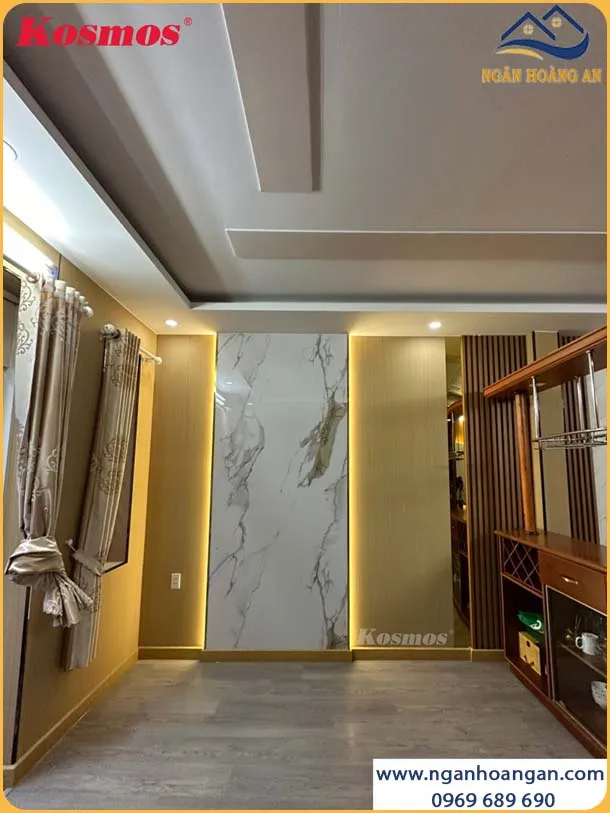 Tấm Than Tre Ốp Tường Vân Đá PET Kosmos TT-838 Tấm Than Tre Ốp Tường Vân Đá PET Kosmos TT-838