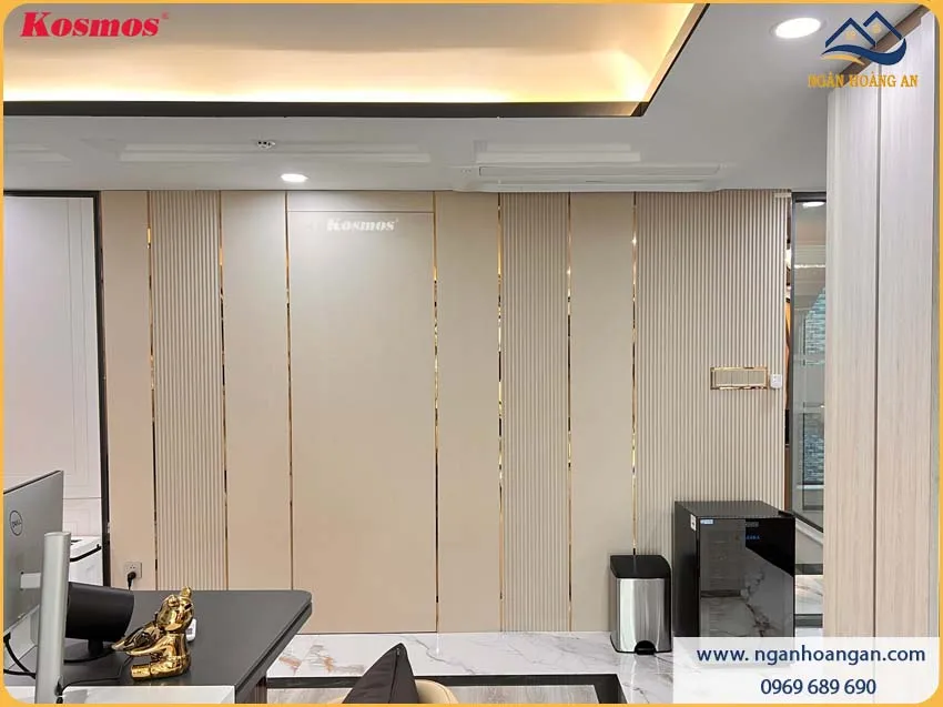 Tấm Ốp Lam Sóng Than Tre Kosmos 6S832 Vân Vải Ánh Kim Tấm Ốp Lam Sóng Than Tre Kosmos 6S832 Vân Vải Ánh Kim