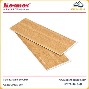 Tấm Nhựa Ốp Trần Nano Giả Vân Gỗ Kosmos OP125-007