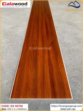 Tấm Ốp Tường Nano Nhựa Giả Gỗ Galawood G9-907M
