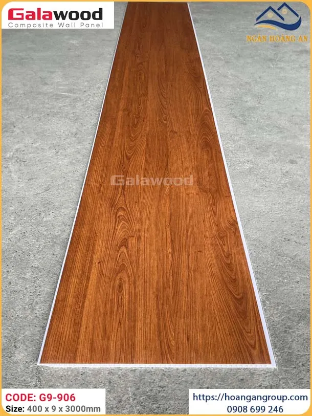 Tấm Nhựa Ốp Tường Nano Giả Gỗ Galawood G9-906
