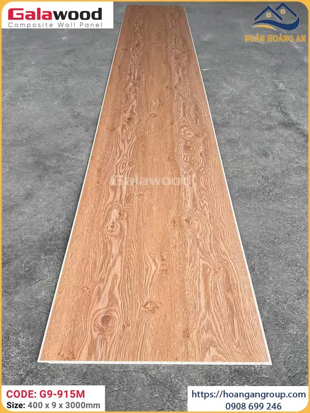 Tấm Nhựa Ốp Tường Nano Giả Vân Gỗ Galawood G9-915M