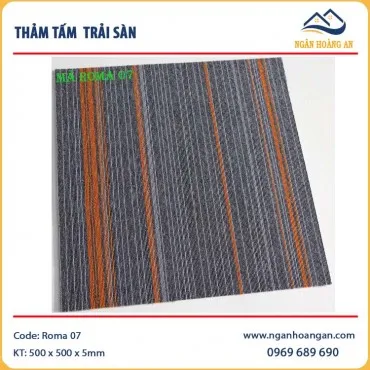 Thảm Tấm Trải Sàn Phòng Khách Roma 07 50x50cm
