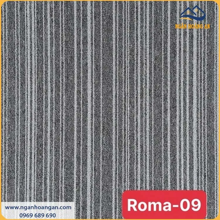 Thảm Tấm Trải Sàn Văn Phòng Roma 09 50x50cm Thảm Tấm Trải Sàn Văn Phòng Roma 09 50x50cm