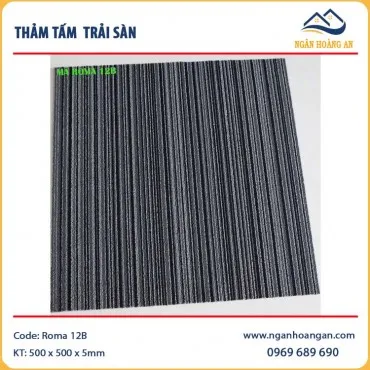 Tấm Thảm Trải Sàn Văn Phòng Roma 12B 50x50cm
