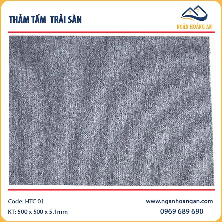 Thảm Nhựa Trải Sàn Văn Phòng HTC-01 50x50 cm Thảm Nhựa Trải Sàn Văn Phòng HTC-01 50x50 cm