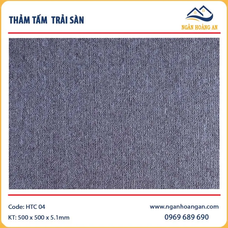 Thảm Nhựa Trải Sàn Văn Phòng HTC-04 50x50 cm Thảm Nhựa Trải Sàn Văn Phòng HTC-04 50x50 cm