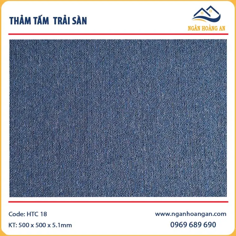 Thảm Tấm Trải Sàn Văn Phòng HTC-18 50x50 cm Thảm Tấm Trải Sàn Văn Phòng HTC-18 50x50 cm