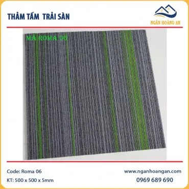 Thảm Tấm Trải Sàn Văn Phòng Roma 06 50x50cm