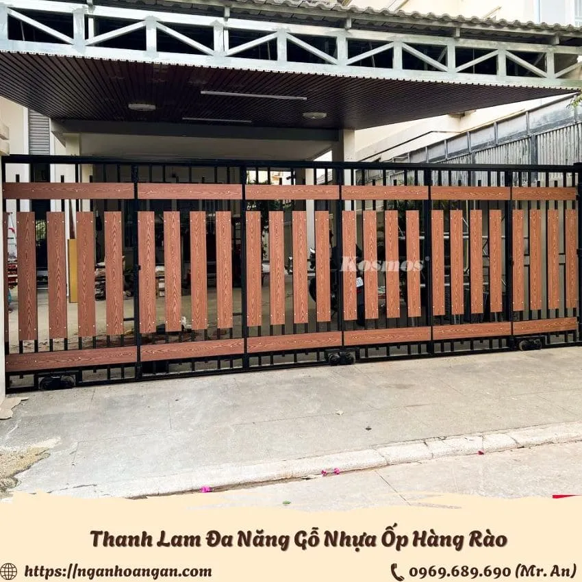 Thanh Lam Đa Năng Gỗ Nhựa Ốp Hàng Rào