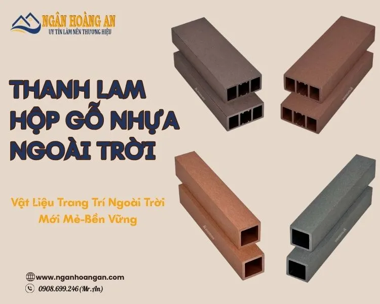 Thanh Lam Gỗ Nhựa Trang Trí Ngoài Trời Thanh Lam Gỗ Nhựa Trang Trí Ngoài Trời