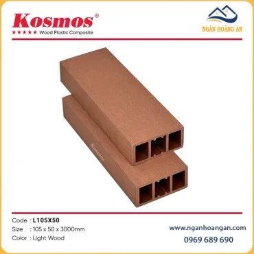 Thanh Lam Hộp Gỗ Nhựa Ngoài Trời Kosmos L105x50 Light Wood
